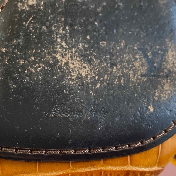 Louis Vuitton heels- slingbacks adjustable buckle size 39-9 exotic leather 39-9 - Picture 10 of 10